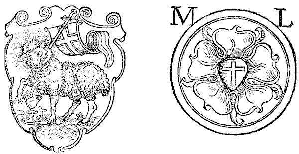 This lamb, with the banner of victory, and Luther's seal appear on the final page.