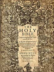King James Bible, first edition